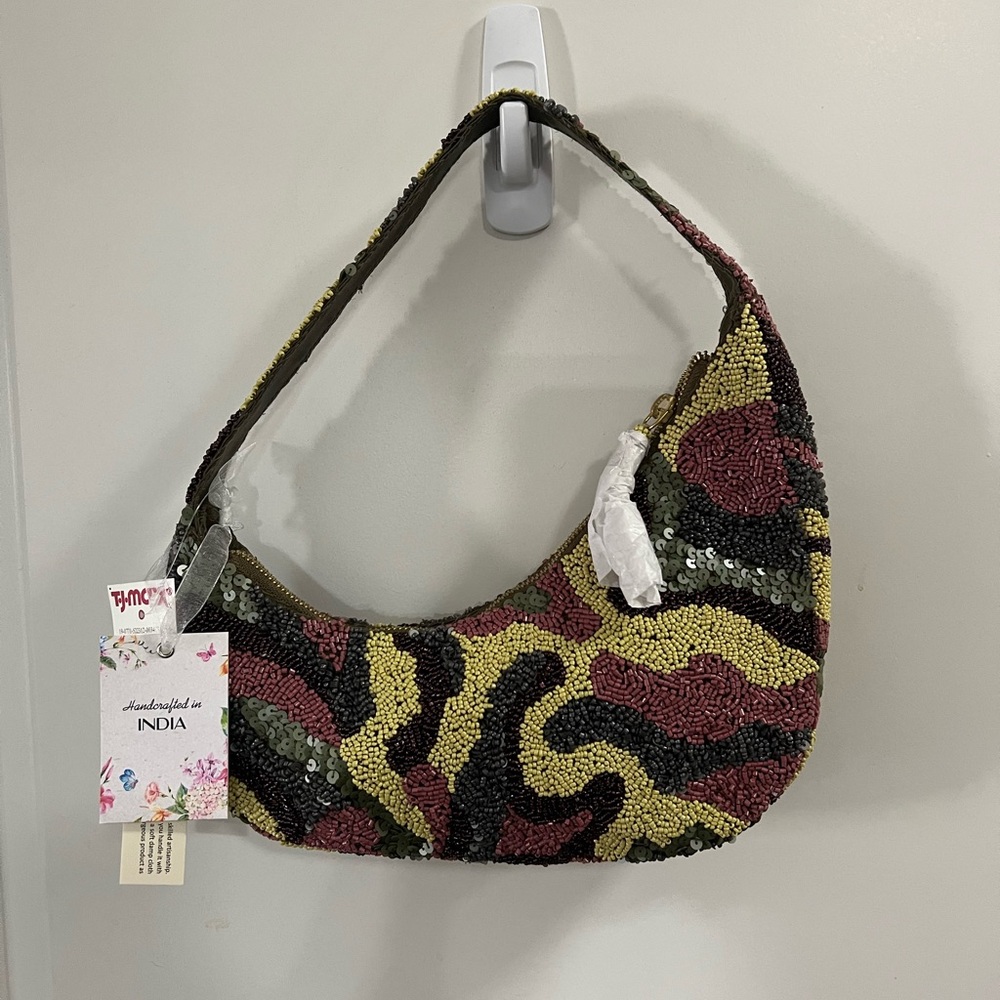 Colorful Beaded Women's Bag